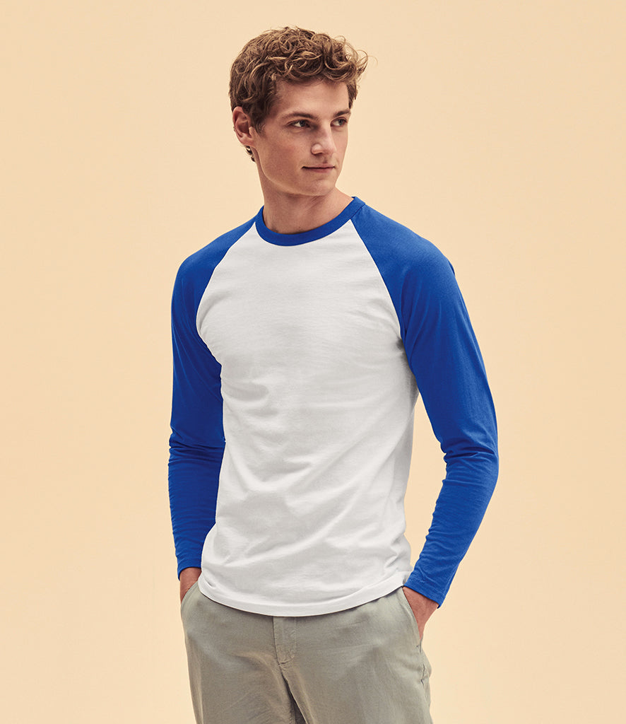 FOTL Mens Valueweight LS Baseball T - Prime Apparel