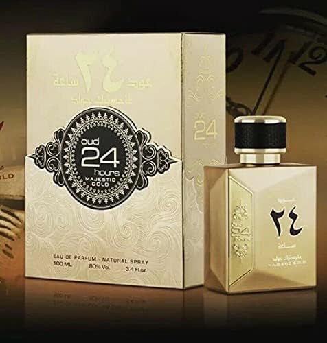 Oud 24 Hours Majestic Gold Edition Edp Perfume for Men and Women 100ml By Ard Al Zaafaran Best perfume giftOud 24 Hours Majestic Gold Edition Edp Perfume for Men and Women 100ml By Ard Al Zaafaran Best perfume gift