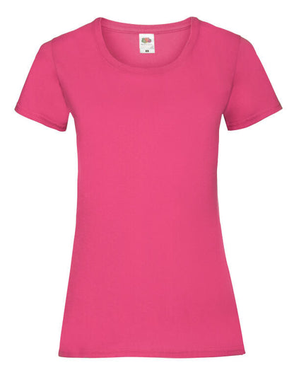 Fruit of the Loom Ladies Valueweight T-Shirt | Multicolor | XS - 2XL - Prime Apparel