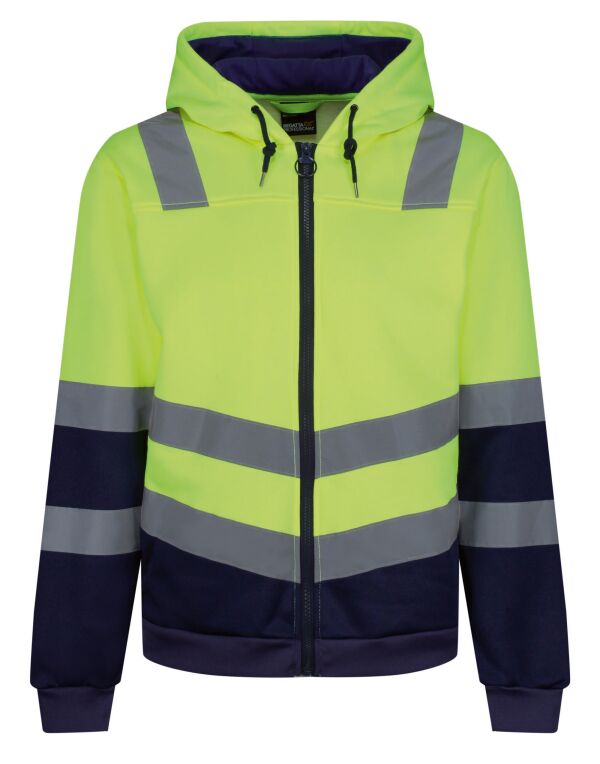 Hi vis full zip hoodie best sale